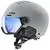 UVEX WANTED VISOR kask narciarski z technologią hardshell szary, Kolor: szary, Rozmiar: 59-61