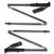BLACK DIAMOND kije trekkingowe DISTANCE Z POLES, Kolor: czarny, Rozmiar: 130 cm