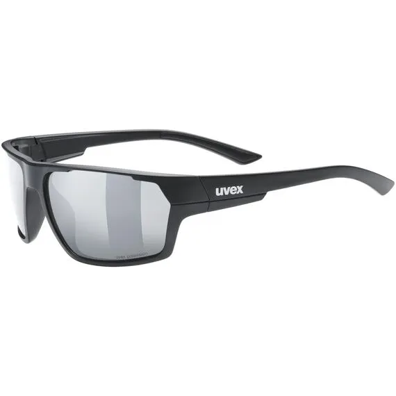 UVEX Okulary sportstyle 233 P (53/2/097/8830/UNI) czarne, Kolor: czarny, Rozmiar: one size