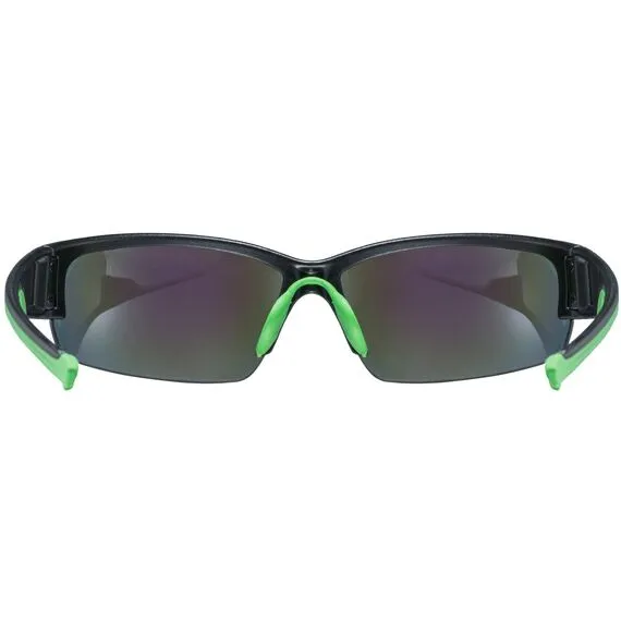 UVEX Okulary sportstyle 215 zielone, Kolor: czarny, Rozmiar: one size, 4 zdjęcie