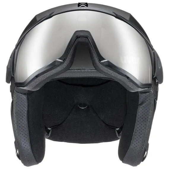 UVEX INSTINCT VISOR kask narciarski hardshell z goglami czarny, Kolor: czarny, Rozmiar: 60-62, 4 zdjęcie