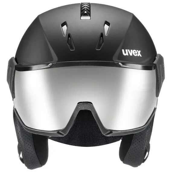 UVEX INSTINCT VISOR kask narciarski hardshell z goglami czarny, Kolor: czarny, Rozmiar: 60-62, 6 zdjęcie