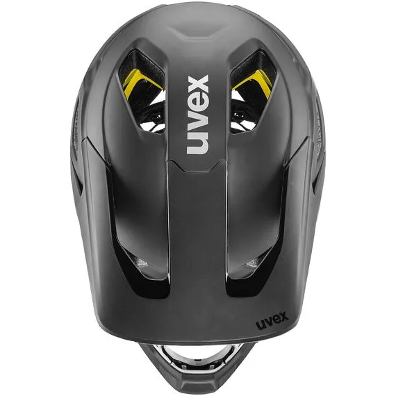 UVEX Kask rowerowy Full Face Revolt z MIPS (41/0/063/05/17), Kolor: czarny, Rozmiar: 57-61, 3 zdjęcie