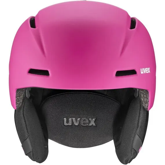 UVEX Kask narciarski dziecięcy Viti fuksjowy, Kolor: fuksjowy, Rozmiar: 54-58, 2 zdjęcie