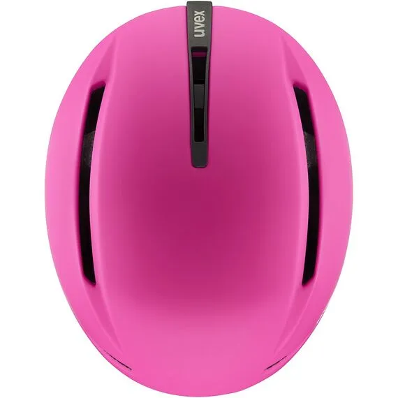 UVEX Kask narciarski dziecięcy Viti fuksjowy, Kolor: fuksjowy, Rozmiar: 54-58, 4 zdjęcie