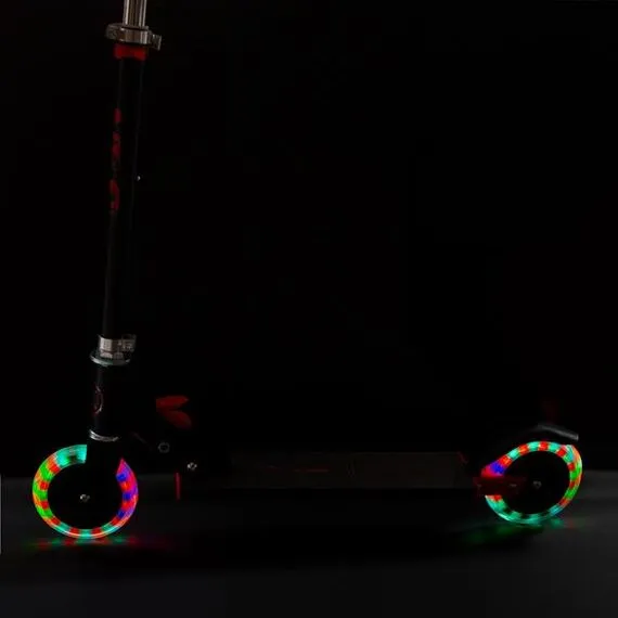 HD120L LED HULAJNOGA DZIECIĘCA SKŁADANA NILS EXTREME, Kolor: czarno-pomarańczowy, Waga: 2,4, 3 zdjęcie