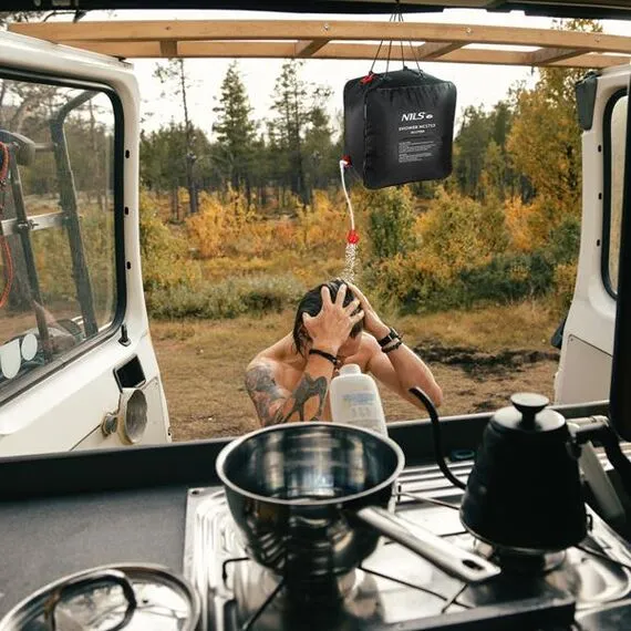 NC1713 PRYSZNIC PRZENOŚNY 40L NILS CAMP, 4 zdjęcie