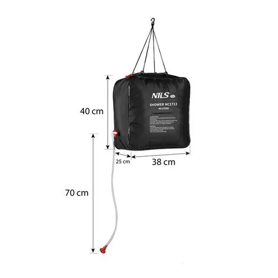 NC1713 PRYSZNIC PRZENOŚNY 40L NILS CAMP, 5 zdjęcie