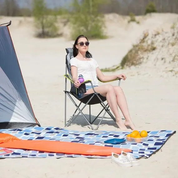 NC3080 KRZESŁO TURYSTYCZNE SZARE NILS CAMP, 16 zdjęcie