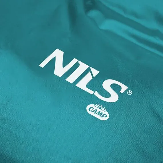 NILS CAMP mata samopompująca turystyczna z poduszką NC4018 zielona, Kolor: morski, Waga: 1, 8 zdjęcie