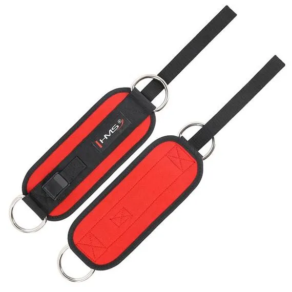 HMS OPX opaski treningowe na kostki do ćwiczeń 2 szt. czerwony, 2 zdjęcie