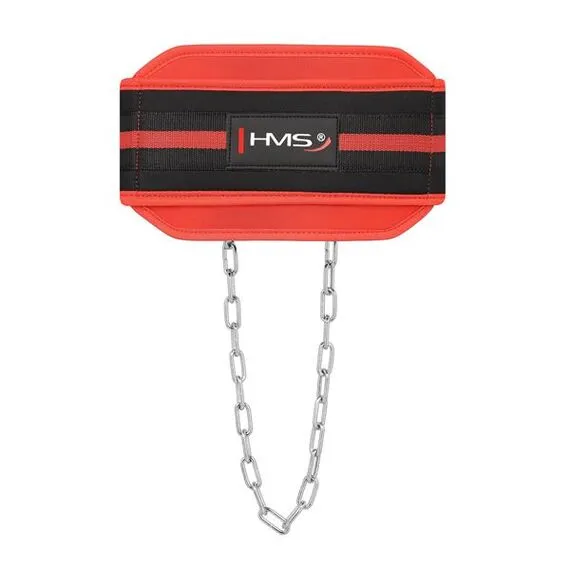 HMS PSTX05 pas na obciążenie do dipów i podciągania pomarańczowy/czarny, 13 zdjęcie