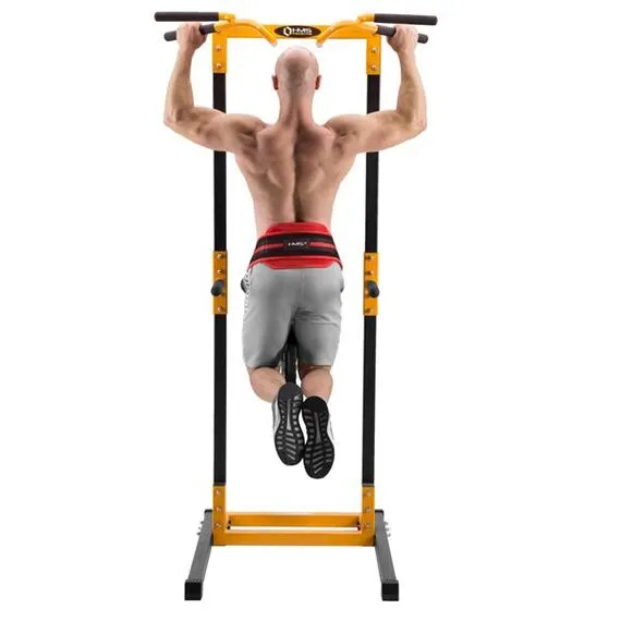 HMS PSTX05 pas na obciążenie do dipów i podciągania pomarańczowy/czarny, 5 zdjęcie