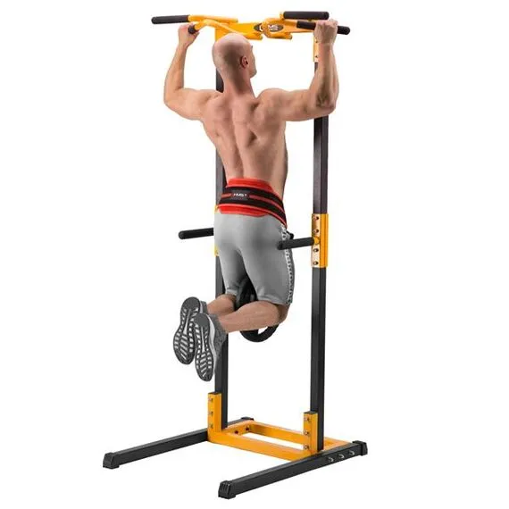 HMS PSTX05 pas na obciążenie do dipów i podciągania pomarańczowy/czarny, 6 zdjęcie