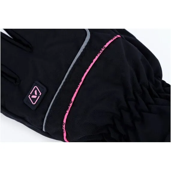 Rękawice narciarskie dziecięce VIKING Kevin Ski Kids czarno-różowe, Kolor: czarno-różowe, Rozmiar: 4, 6 zdjęcie