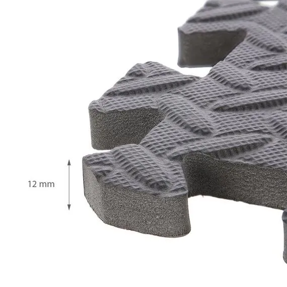 HMS mata typu puzzle pod sprzęt do ćwiczeń 9 elementów MP12 szare, Kolor: l.gray, Waga: 0,8, 12 zdjęcie