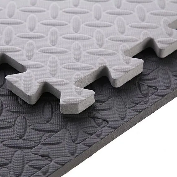 HMS mata typu puzzle pod sprzęt do ćwiczeń 9 elementów MP12 szare, Kolor: l.gray, Waga: 0,8, 14 zdjęcie