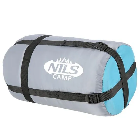 NILS CAMP śpiwór turystyczny typu kołdra z kapturem 205x75cm NC2008 zielony, Kolor: zielony, Waga: 0,8, Rozmiar: M, 13 zdjęcie