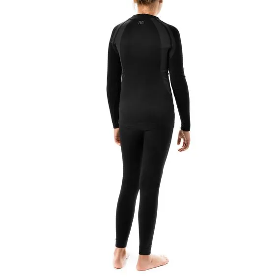 METEOR Bielizna termoaktywna dla dzieci komplet czarny, Kolor: czarny, Rozmiar: 140/152, 2 zdjęcie