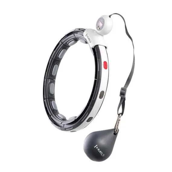 HMS HHM15 HULA HOP BLACK Z MAGNESEM I OBCIĄŻNIKIEM + LICZNIK