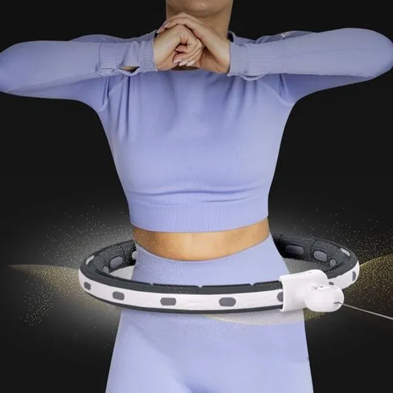 HMS HHM15 HULA HOP BLACK Z MAGNESEM I OBCIĄŻNIKIEM + LICZNIK, 4 zdjęcie