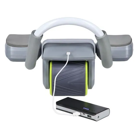 HMS KA08 GRAY ABS AUTOMATYCZNE KOŁO DO ĆWICZEŃ MIĘŚNI BRZUCHA Z WYŚWIETLACZEM LCD I ŁADOWANIEM, Kolor: szary, 14 zdjęcie