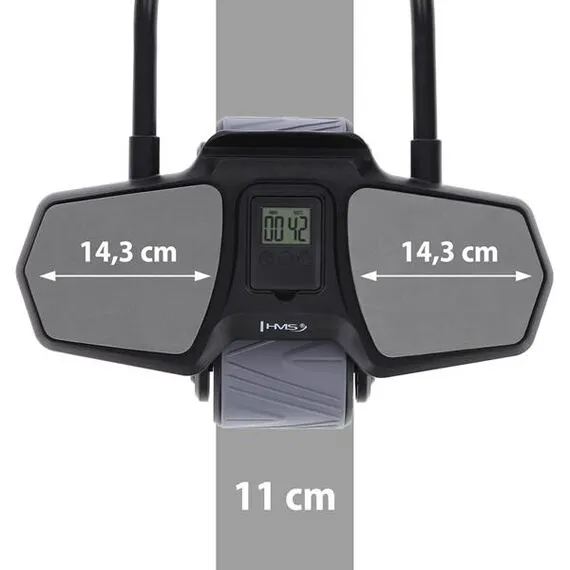 HMS KA10 BLACK KÓŁKO ABS AUTOMATYCZNE KOŁO DO ĆWICZEŃ MIĘŚNI BRZUCHA Z PODPARCIEM, 14 zdjęcie