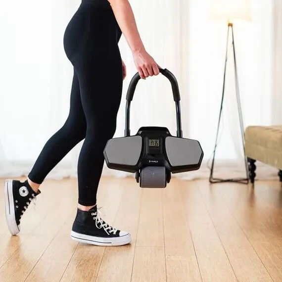 HMS KA10 BLACK KÓŁKO ABS AUTOMATYCZNE KOŁO DO ĆWICZEŃ MIĘŚNI BRZUCHA Z PODPARCIEM, 22 zdjęcie