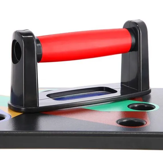 HMS uchwyty do pompek wielofunkcyjna deska do ćwiczeń PU10, Kolor: czerwony, 12 zdjęcie