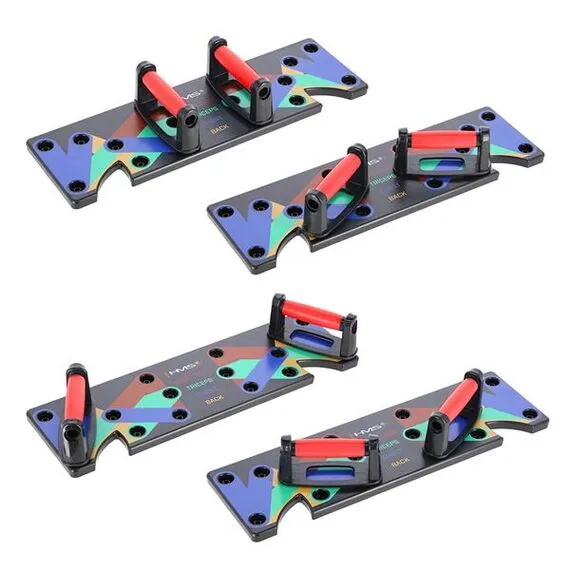 HMS uchwyty do pompek wielofunkcyjna deska do ćwiczeń PU10, Kolor: czerwony, 14 zdjęcie