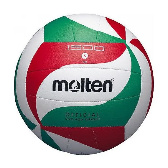 MOLTEN V5M1500 Piłka do siatkówki na halę biała/czerwona/zielona