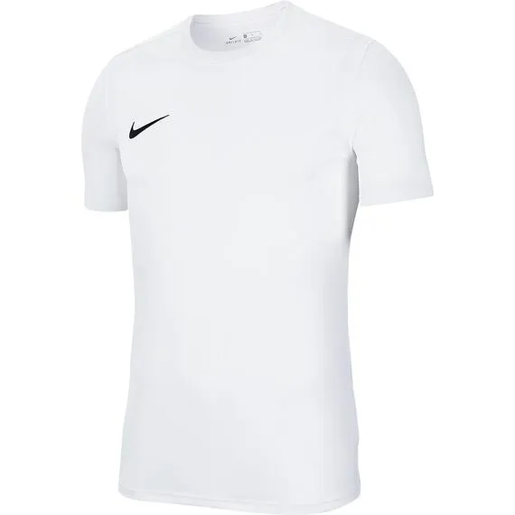 NIKE Koszulka dla dzieci Dry Park VII JSY SS BV6741 100 biała, Kolor: biały, Rozmiar: S