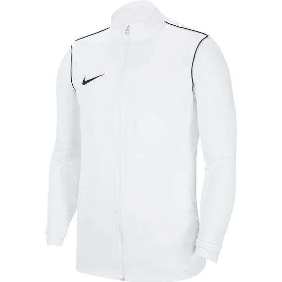 NIKE Bluza męska Dry Park 20 TRK JKT K BV6885 100/FJ3022 100 biała, Kolor: biały, Rozmiar: 2XL