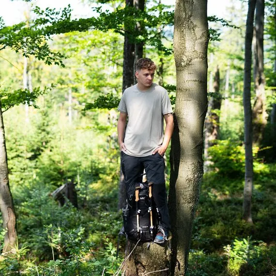 Plecak trekkingowy turystyczny 40L NILS CAMP KJOLEN NC1938 czarny, Kolor: czarny, Waga: 0,8, Rozmiar: one size, 5 zdjęcie