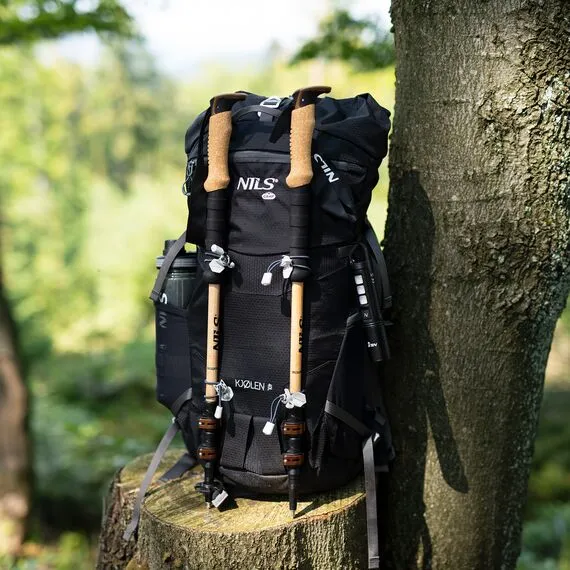 Plecak trekkingowy turystyczny 40L NILS CAMP KJOLEN NC1938 czarny, Kolor: czarny, Waga: 0,8, Rozmiar: one size, 9 zdjęcie