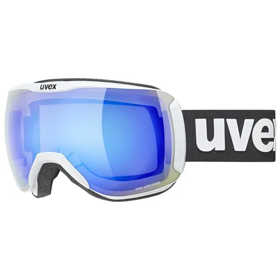 UVEX DOWNHILL gogle narciarskie 100% UV protection białe, Kolor: biały, Rozmiar: one size