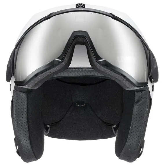 UVEX INSTINCT VISOR kask narciarski hardshell z goglami biały, Kolor: biały, Waga: 1, Rozmiar: 60-62, 3 zdjęcie