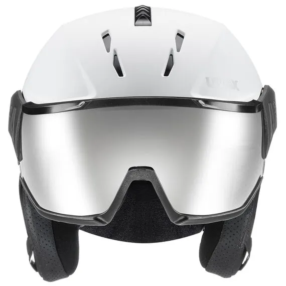 UVEX INSTINCT VISOR kask narciarski hardshell z goglami biały, Kolor: biały, Waga: 1, Rozmiar: 60-62, 4 zdjęcie