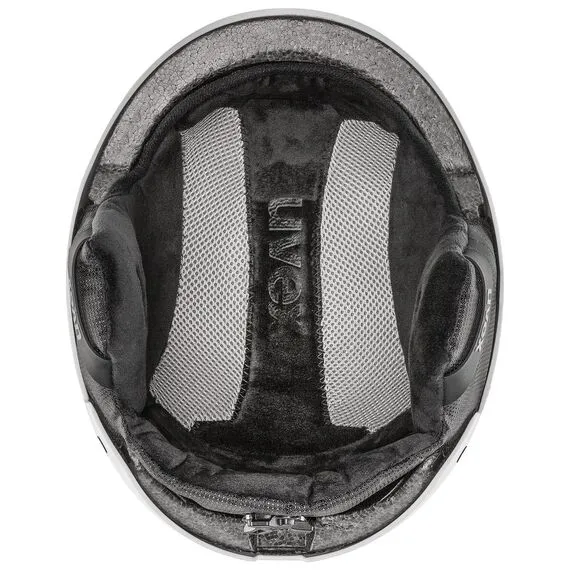 UVEX Kask narciarski hardshell z regulacją Wanted szary, Kolor: biały, Rozmiar: 58-61, 5 zdjęcie