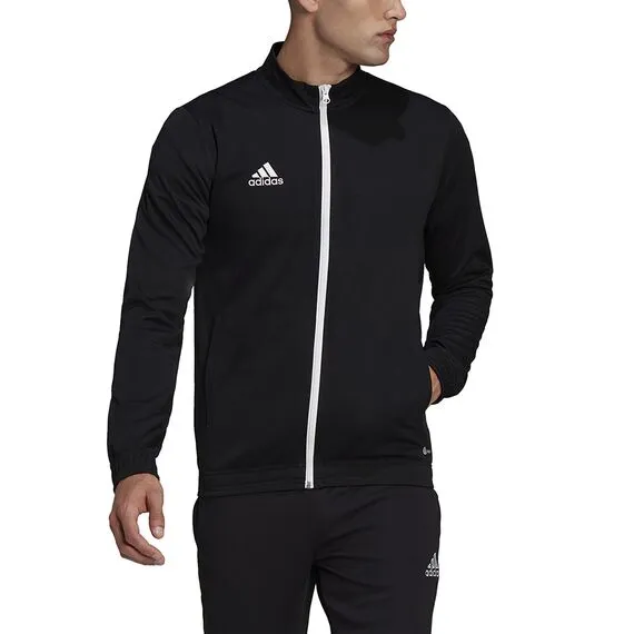 ADIDAS bluza sportowa męska na zamek treningowa Entrada HB0573 czarna, Kolor: czarny, Waga: 0.2, Rozmiar: L, 3 zdjęcie