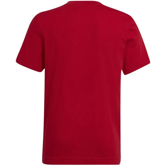 ADIDAS koszulka treningowa chłopięca t-shirt do ćwiczeń Entrada HC0447 biała, Kolor: czerwony, Waga: 0.2, Rozmiar: 164, 2 zdjęcie