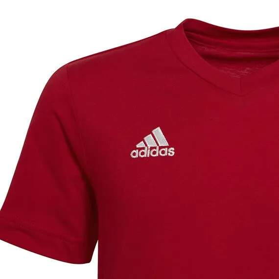 ADIDAS koszulka treningowa chłopięca t-shirt do ćwiczeń Entrada HC0447 biała, Kolor: czerwony, Waga: 0.2, Rozmiar: 164, 5 zdjęcie