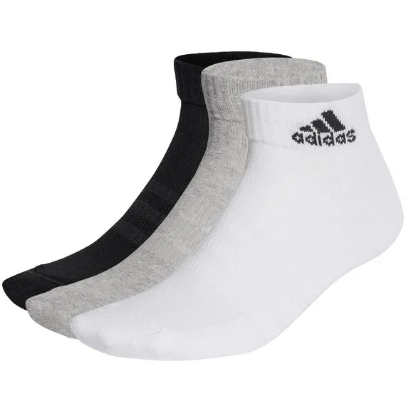ADIDAS skarpety sportowe męskie bawełniane IC12821 szare/białe/czarne, Kolor: szary, Waga: 0.2, Rozmiar: XL