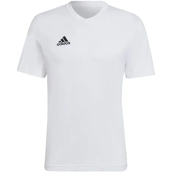 ADIDAS t-shirt męski treningowy koszulka sportowa Entrada HC0452 biała, Kolor: biały, Waga: 0.2, Rozmiar: M