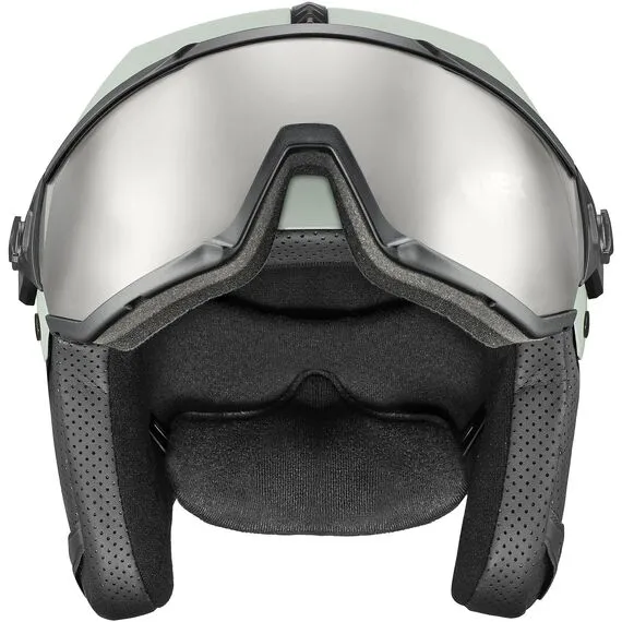 UVEX INSTINCT VISOR kask narciarski hardshell z goglami zielony, Kolor: zielony, Waga: 1, Rozmiar: 53-56, 5 zdjęcie