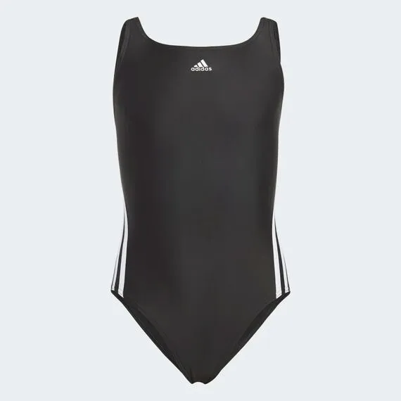 ADIDAS strój kapielowy dziewczęcy pływacki IB6009 czarny, Kolor: czarny, Waga: 0.2, Rozmiar: 128