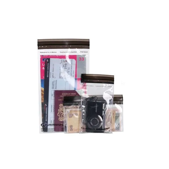 Lifeventure Zestaw woreczków wodoszczelnych Dristore LocTop 3-pak for Valuables