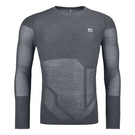 Ortovox Koszulka męska Merino Thermovent szara, Kolor: szary, Waga: 1, Rozmiar: XL