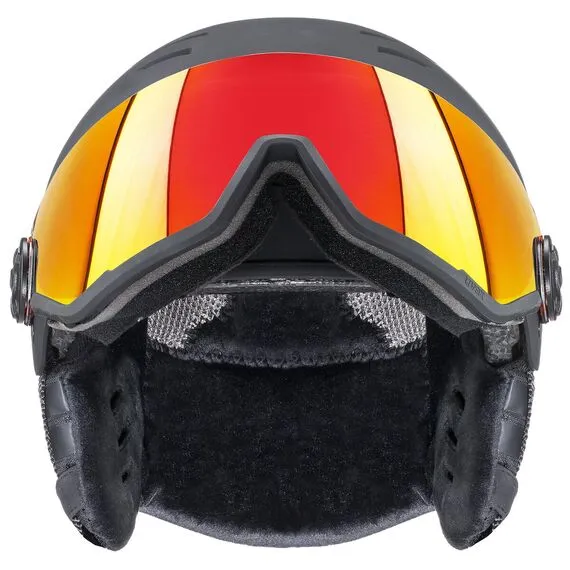 Kask narciarski UVEX Wanted Visor, Kolor: czarny, Rozmiar: 59-61, 5 zdjęcie