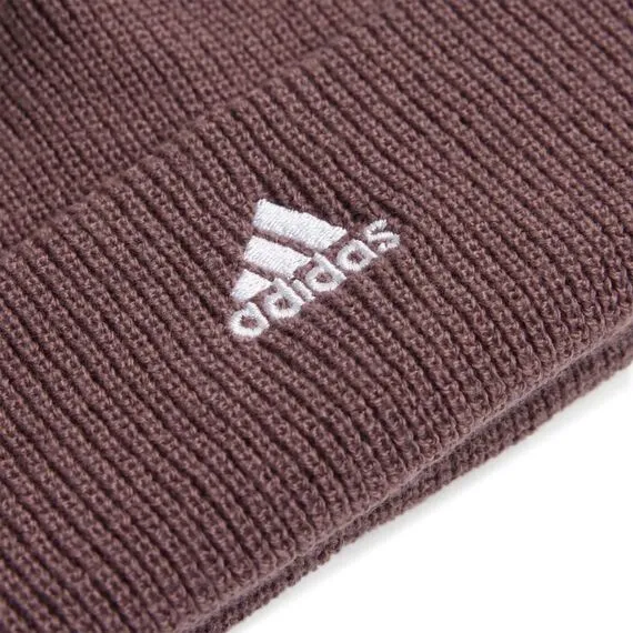 ADIDAS czapka beanie dziecięca z akrylu IY7845 fioletowa, 5 zdjęcie